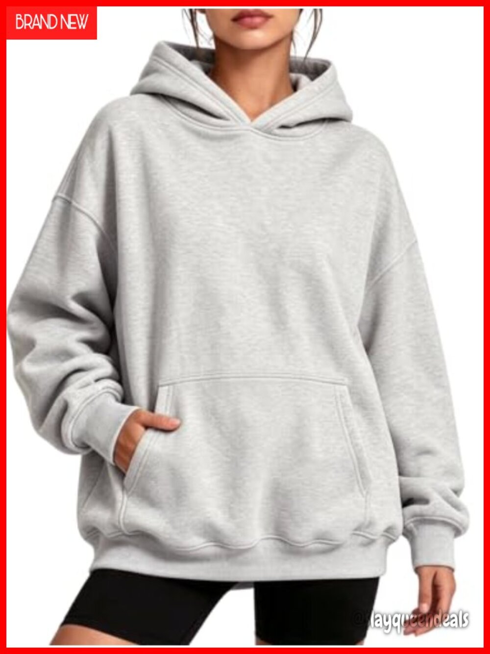 Women's Oversized Fleece Pullover Hoodie Sweatshirt